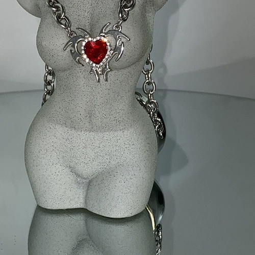 Брендовая трендовая цепь, ретро ожерелье, 2 карат, премиум класс