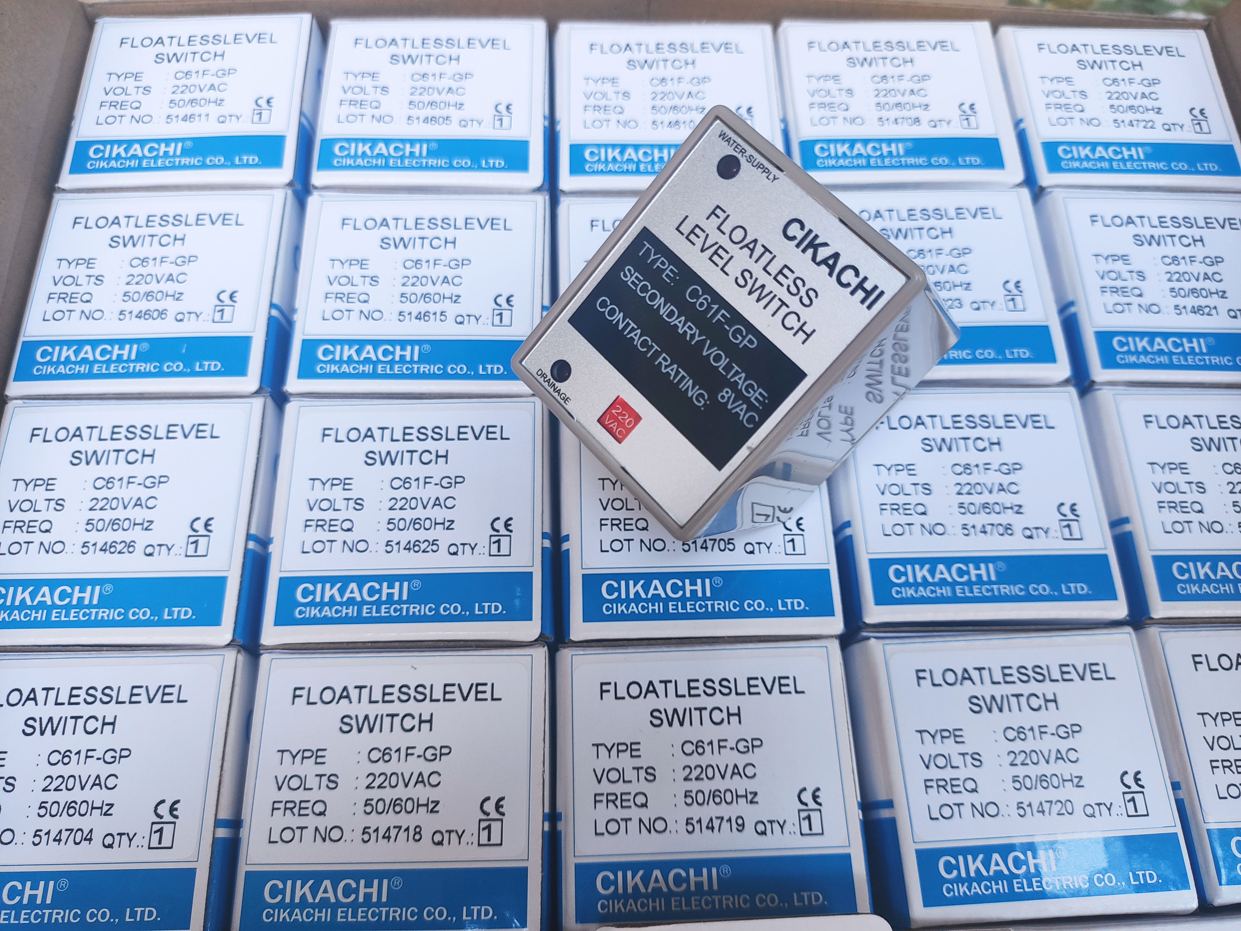 Original CIKACHI Taiwan Jiayang C61F-GP liquid level controller Park 8 Pin Pin water level relay