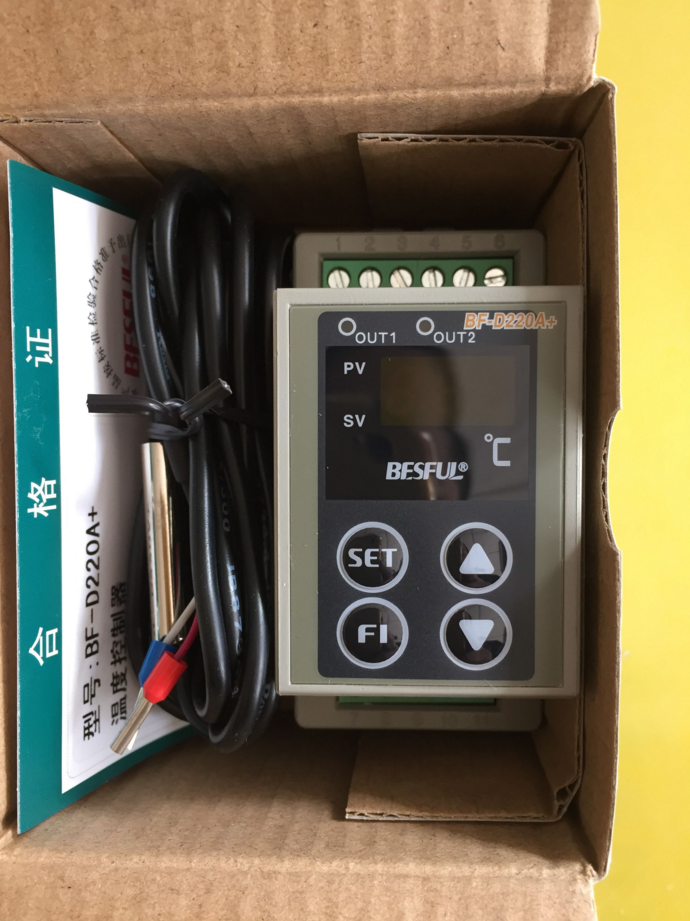 Original installation BESBFUL Bieriver BF-D220A rail-type solar hot water drier heat pump temperature thermostat