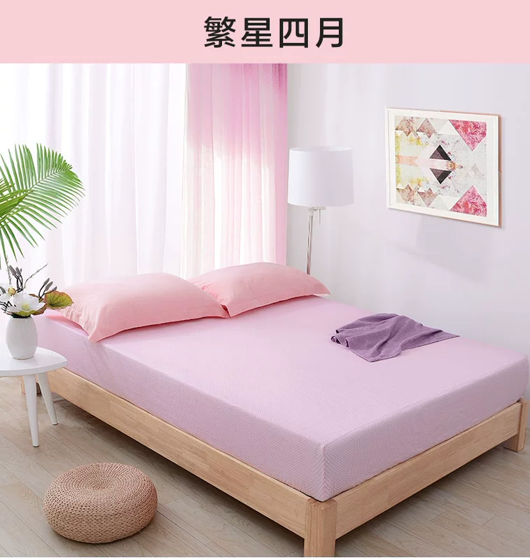 Fu Anna nhà dệt bông hoa giường trampoline pad bông đôi dành cho người lớn 1,8m giường bed - Trang bị Covers