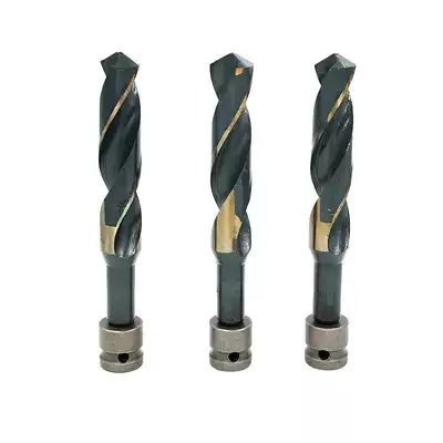 Special twist drill bit for electric screwdriver Woodworking template drill Wood drill Pneumatic wrench adapter drilling sleeve