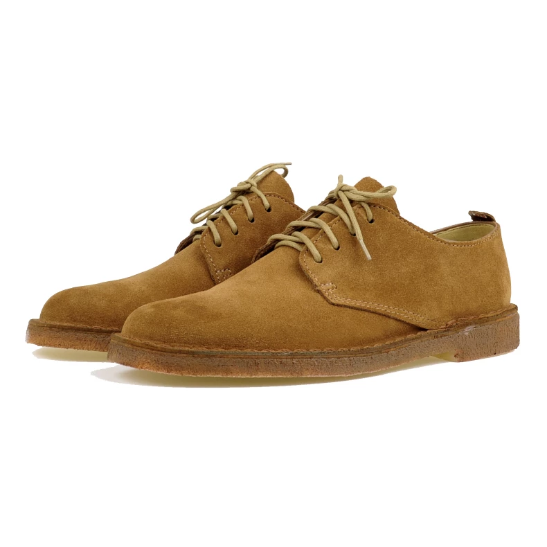 Мужские ботинки челси низкие Desert Boots ретро натуральная кожа замша коровья кожа дикий верх резиновая подошва