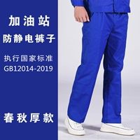 Синие демисезонные штаны