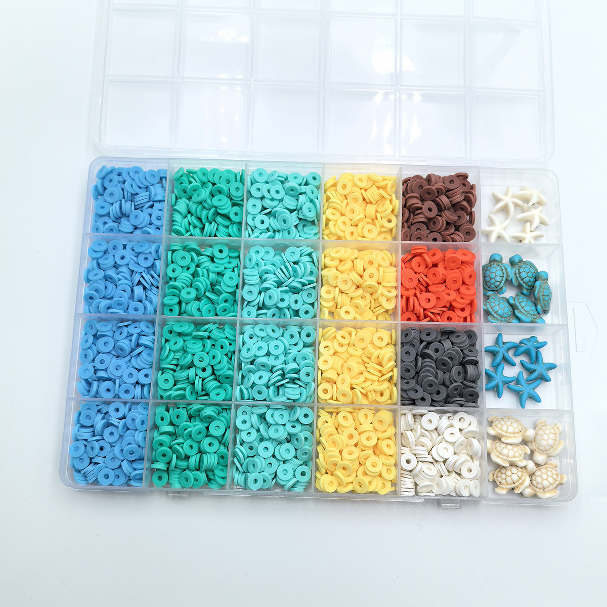 Blue Clay Beads 手工友谊手链制作套装:解锁女孩们的创意新天地!-手工串珠-淘宝好物网