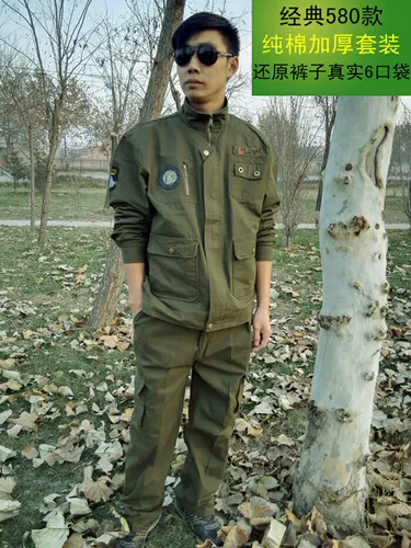 Демисезонная хлопковая камуфляжная износостойкая сумка-чехол для работы, комплект, защита от ожогов, рабочая одежда, увеличенная толщина