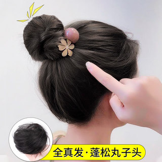 Female lazy wig, Hanfu, ancient style hair accessories, real hair