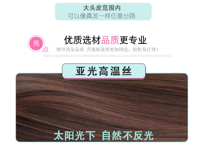 Perruque GX     Long cheveux raides - Ref 2607833 Image 13