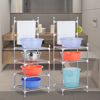 Stainless steel washbasin shelf bathroom toilet