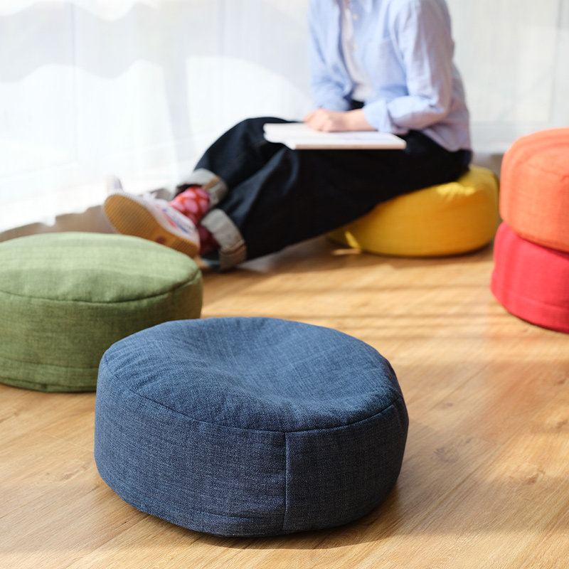 Cushion bedroom ground floor Living room Lazy Man tatami round thickened mat Home Balcony Removable Wash Day Style Bushel