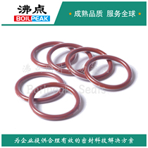 Teflon-coated silicone ring outsourcing Teflon-coated rubber ring Teflon-coated silicone seal ring resistant to chemical solvents