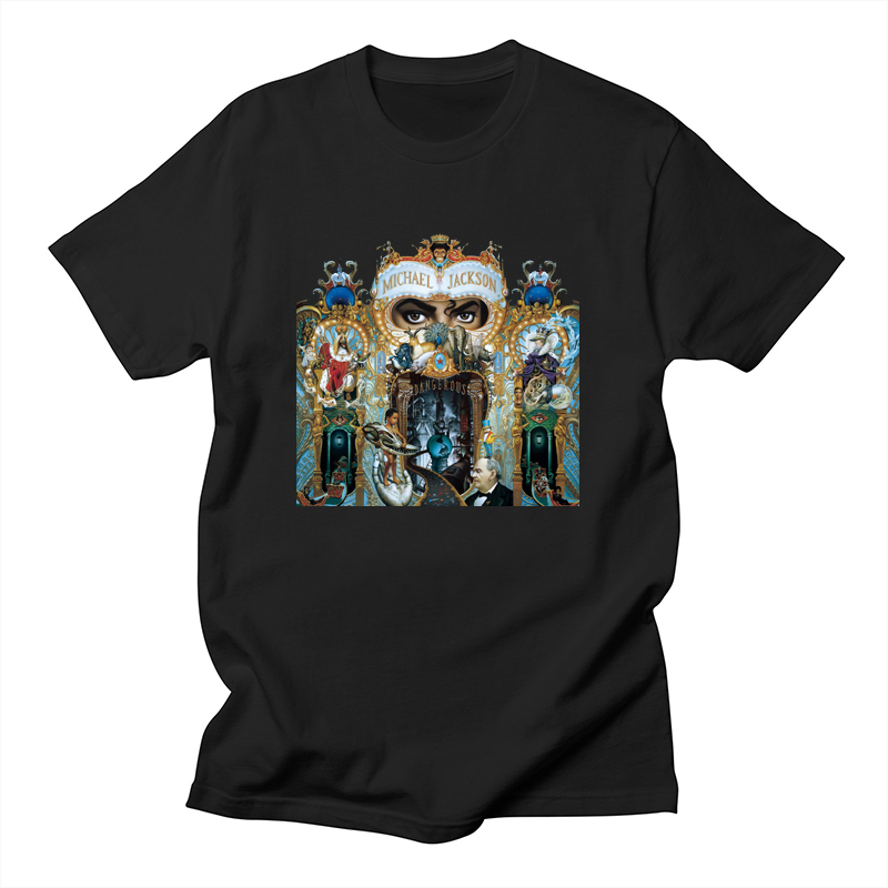 Michael Jackson Dangerous Vintage Tee Michael Jackson Men's and Women's Short-Sleeved T-Shirt