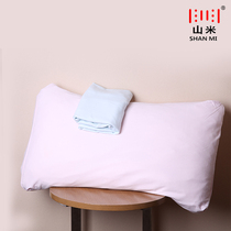 Cervical Pillow summer pillowcase single cotton cotton pillowcase 40 × 60 solid color simple pillow case