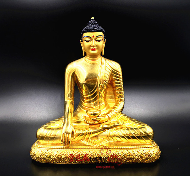 Tibetan Yakin Shakyamuni Buddha Statue 14 5cm
