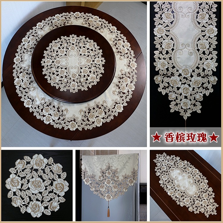 Bảng cờ thêu vải châu Âu Khăn trải bàn Mỹ thêu bàn cà phê khăn trải bàn khăn trải bàn TV tủ khăn trải giường tua cờ - Khăn trải bàn khăn trải bàn văn phòng