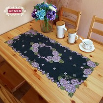 Dining table cloth European style pastoral modern fabric embroidery table cloth tea table towel rectangular table flag cover multi-purpose cover cloth