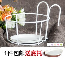Hanging Flower Shelf Windowsill Flower Shelf Indoor Wall Lan Flower Pot Potted Pot potted household with trays for small frescoed