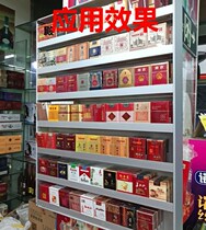 Hung wall-mounted wall-mounted shelving integrated wall-mounted wall small integrated simple convenience store smoke rack display pendulum