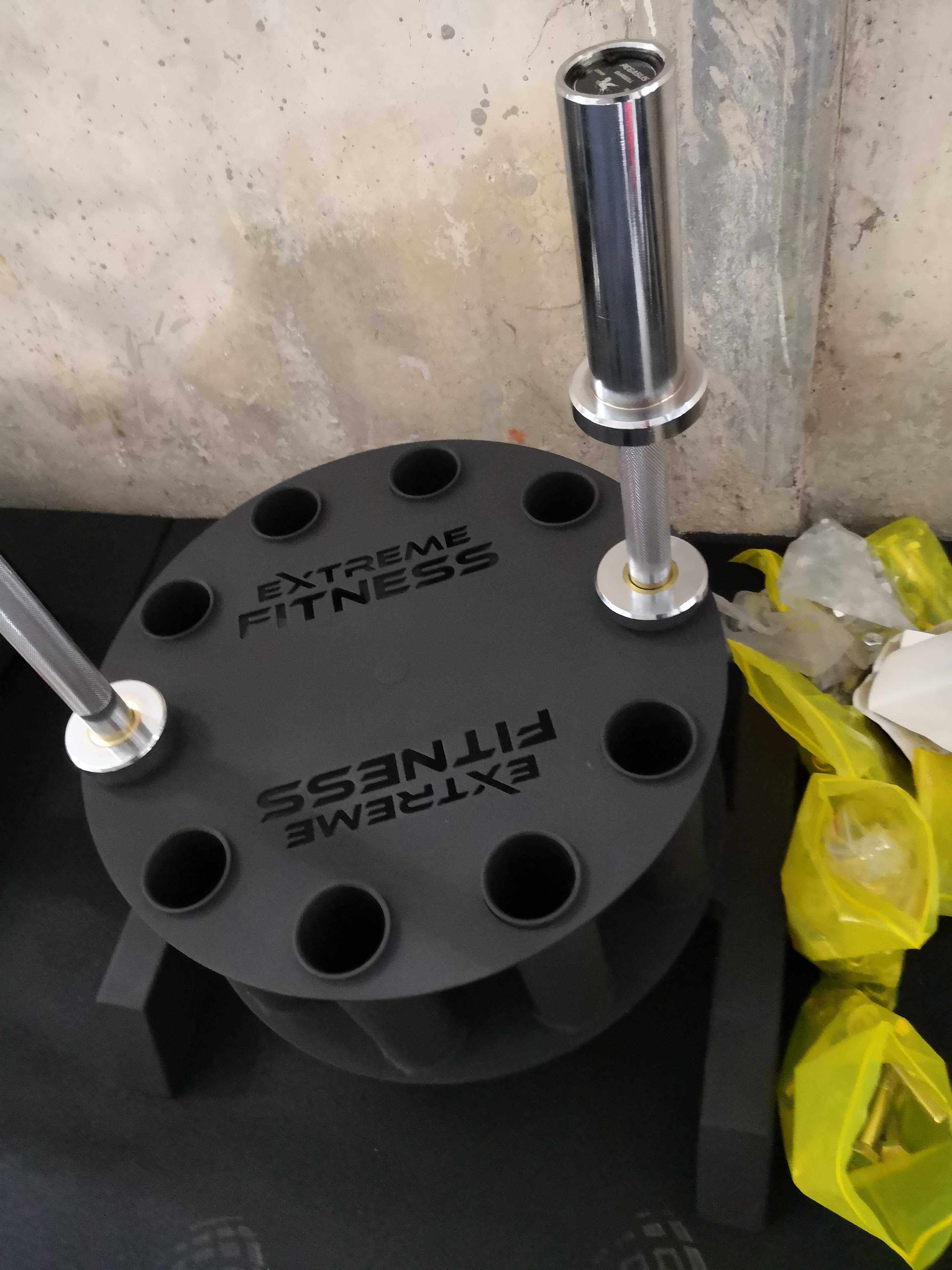 10-hole Barbell rod shelf rotatable Gatling rod reservoir