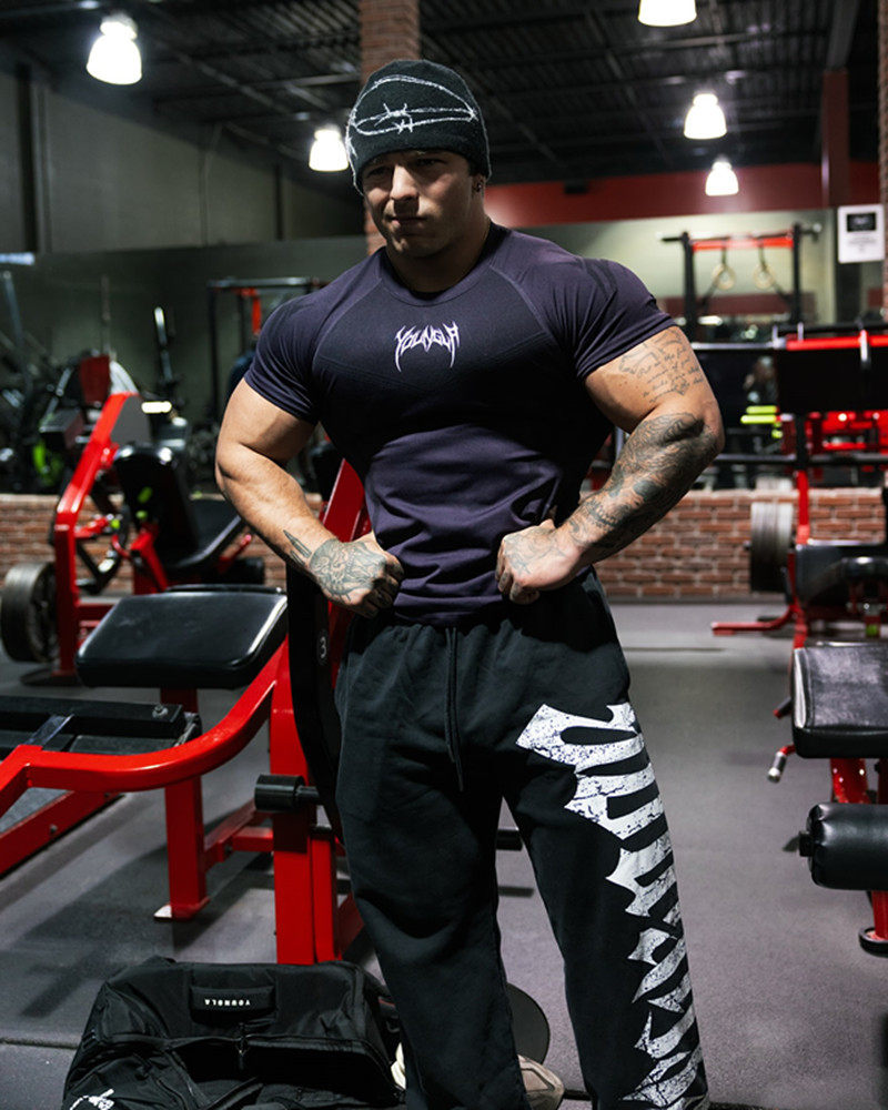 Brother, спортивная быстросохнущая дышащая эластичная футболка с коротким рукавом, в американском стиле, в обтяжку 