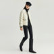 The same style as the mall naivee Naive winter new black technology heating slim jeans elastic plus velvet pencil pants