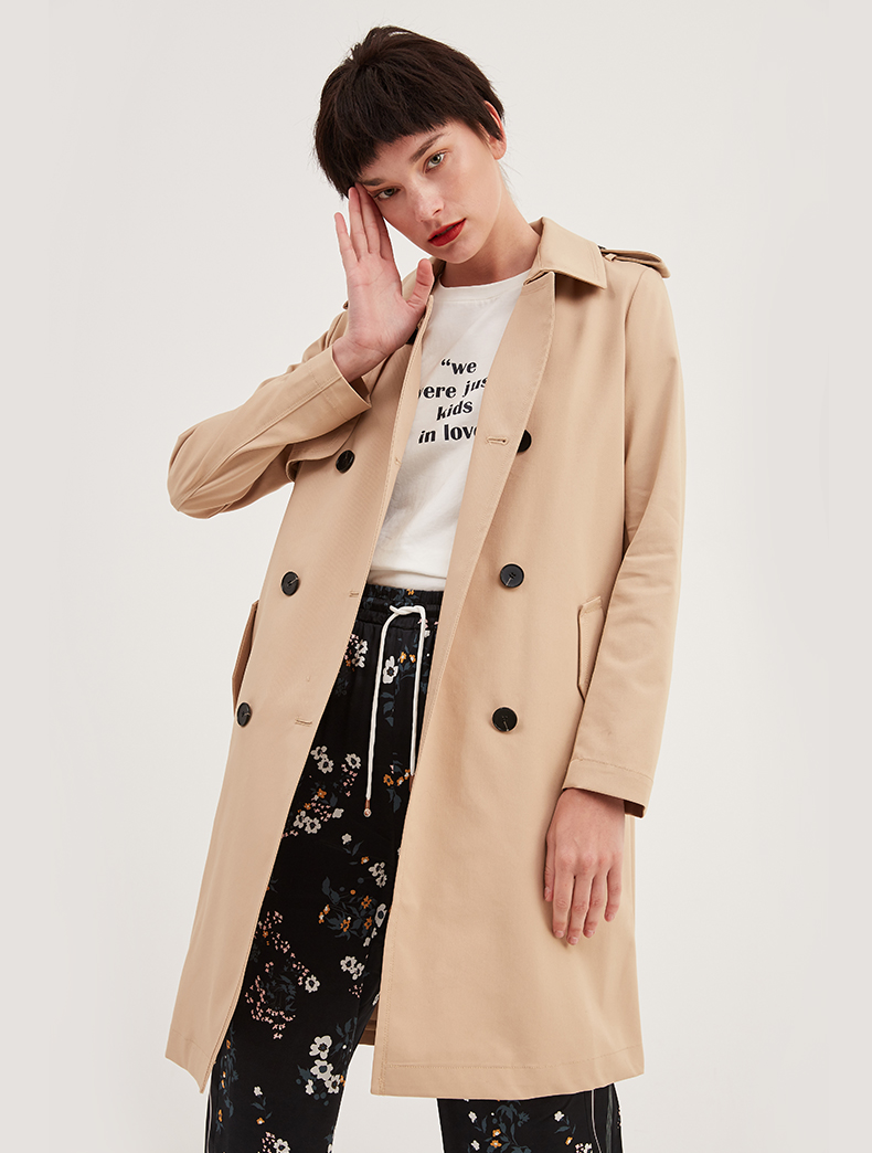 Trench pour femme NAIVEE   en Coton - Ref 3228320 Image 16