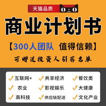 Business plan to write venture financing project planning feasibility study report roadshow PPT