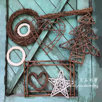 Branch decoration rattan Dry Branch rattan ring wreath kindergarten ring creation material diy handmade wall decoration