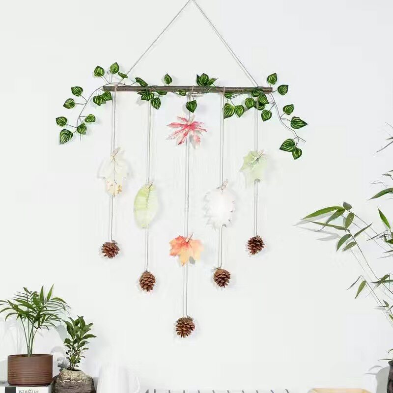 Fields Garden Style Wall Decoration Pendant Door Wall Branch Wall-mounted Vegetal Milk Tea Shop Kindergarten Wall Creativity