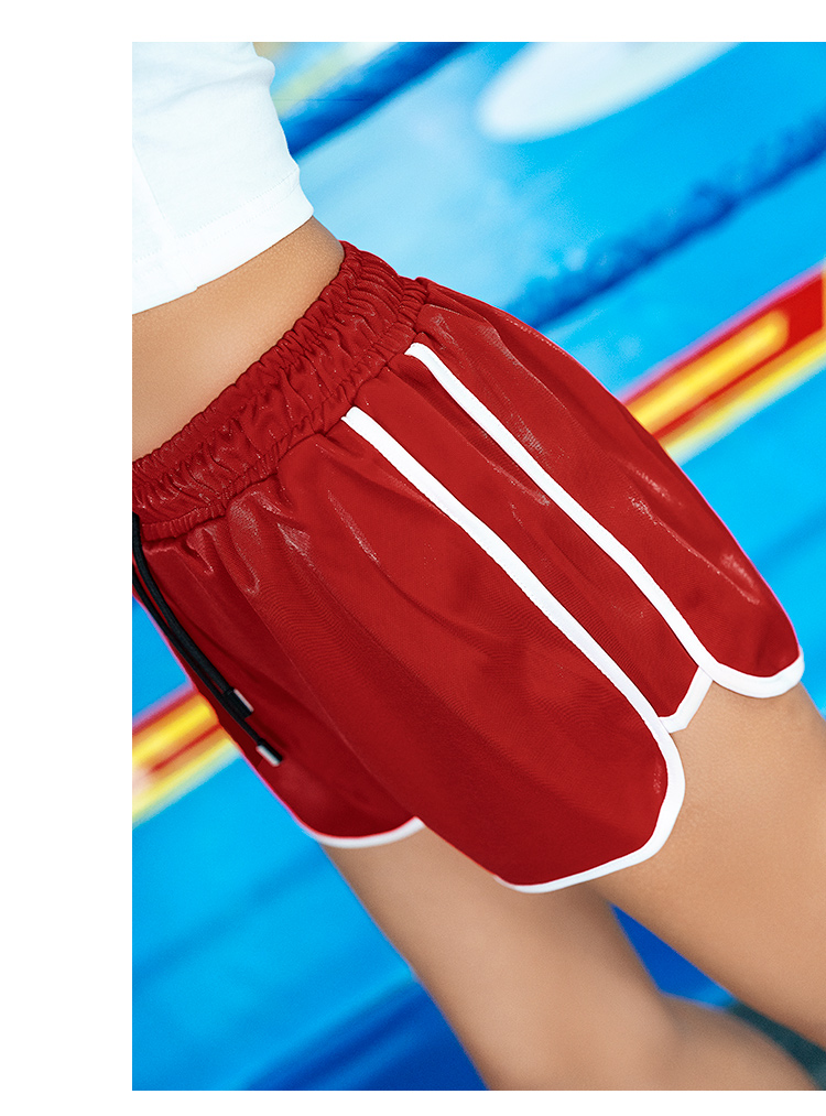 Mùa hè 2019 nhanh khô buổi sáng chạy quần short nhẹ thoáng khí tập thể dục marathon hoang dã chống ánh sáng phong trào quần nữ nóng - Quần thể thao quần thun thể thao