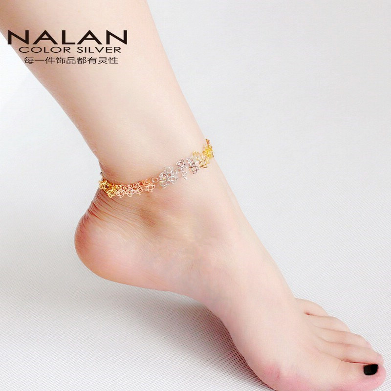 Chaine de cheville Femme      en Argenterie - Ref 3104850 Image 1