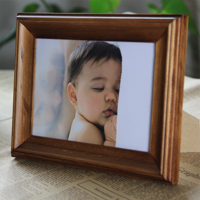 European-style creative photo frame table 7 inch 6 8 10 12 16 a4 picture frame wall custom high-quality plus wash photos