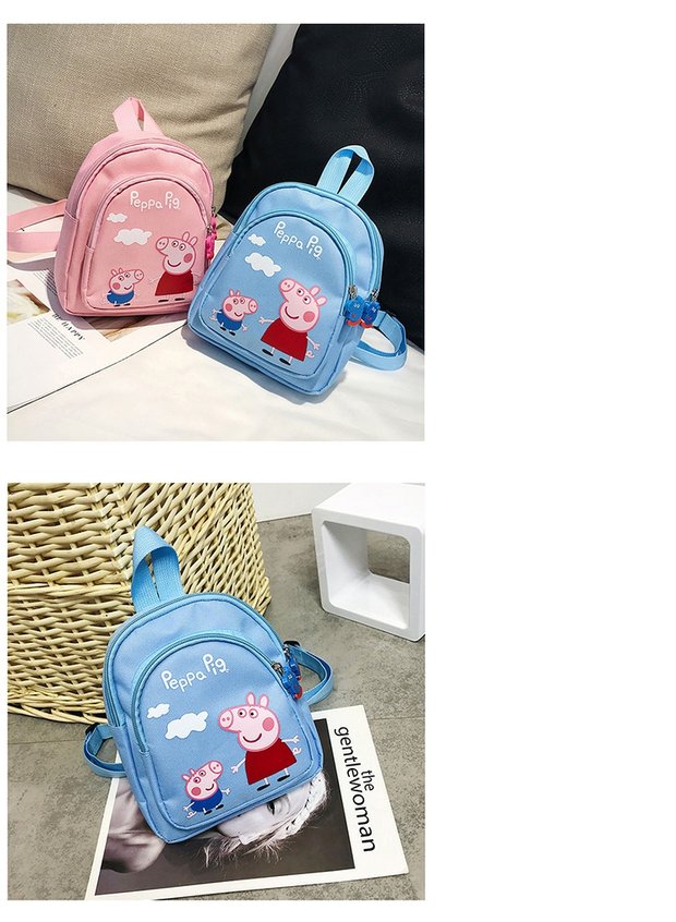 Người xã hội run rẩy cùng một đoạn túi heo ba lô nữ trẻ em mẫu giáo mini pec túi nhỏ xinh dễ thương balo đi học nữ cấp 1