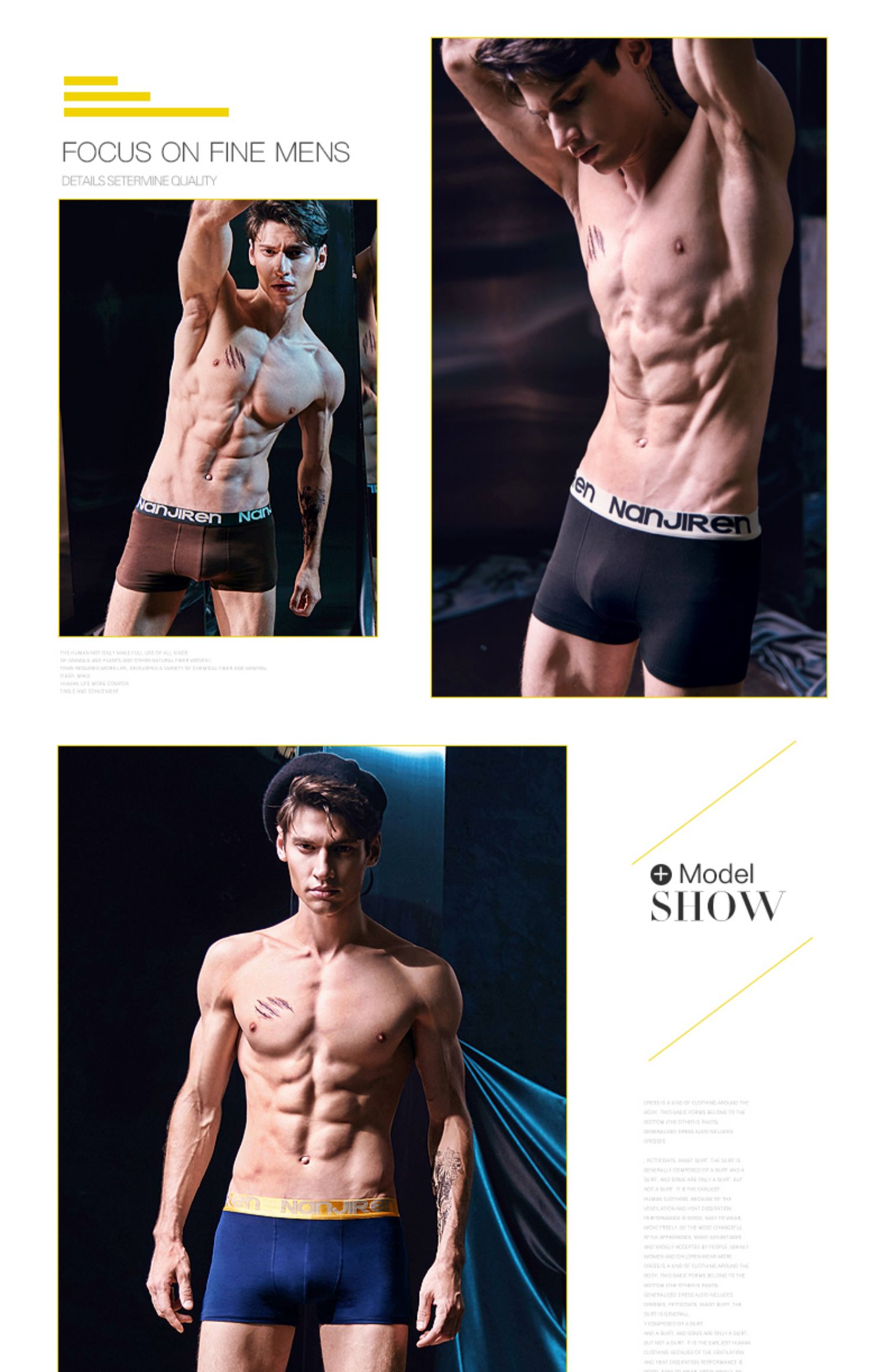Thanh niên Nam Cực đồ lót cotton võ sĩ nam học sinh trung học cơ sở sọc nam triều bốn góc quần short đầu mùa đông quần xì