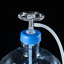 Bottled water dust-proof plug filter water dispenser tea bar machine pure bucket straw tea set pumping pipe press