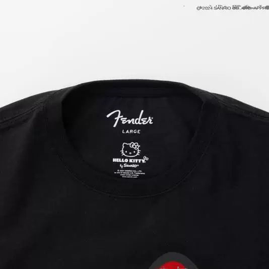 Скидка 12% на футболку Nissan Fender x Hello Kitty Tokyo KT для мужчин и женщин 911 8994