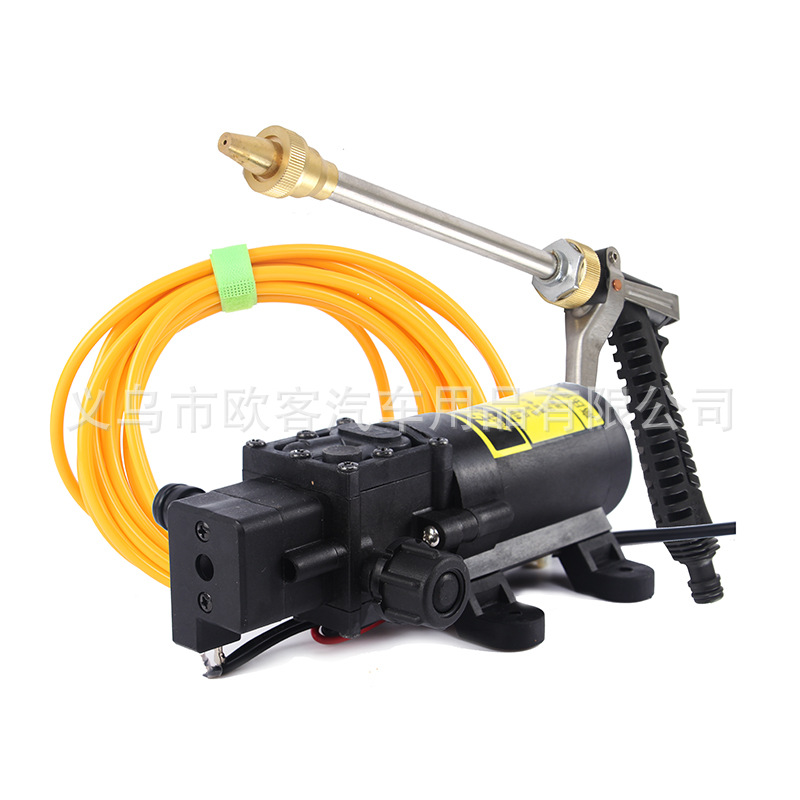 LOHAS Car Fun Manufacturer Car Washer High Pressure Water Outlet Electric 12V Car Washer Portable Car Wash Water Pump