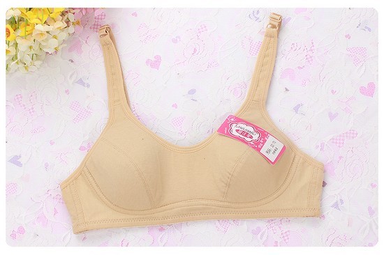 Học sinh trung học kích thước lớn phù hợp với đồ lót cô gái không có vòng thép áo ngực cô gái phát triển thời kỳ mỏng phần bông nhỏ ngực áo ngực đồ lót học sinh