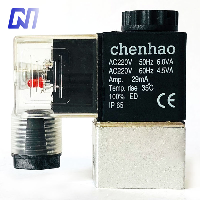 OTunisia air compressor solenoid valve without oil small air pump discharge control vent valve 220v mute indicator light