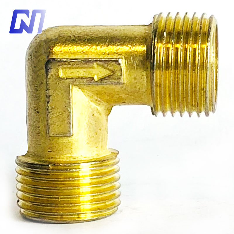 Air compressor accessories Air pump connecting tube Seven-word elbow Air pump small elbow Straight line air compressor accessories small elbow