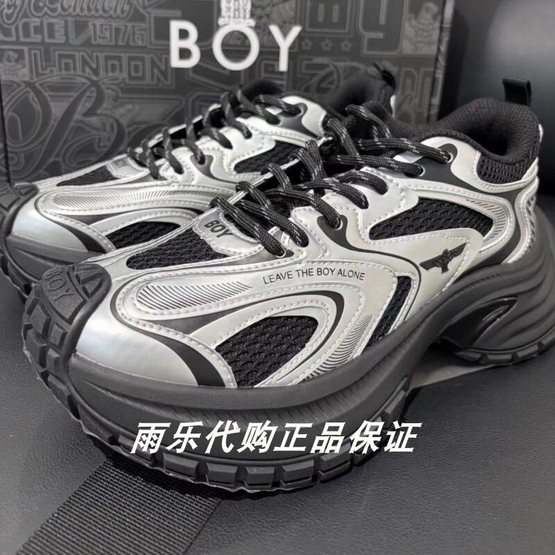 Boylondon26 Years Star Track Dad Shoes Black Couple Shoes B261N7901102 Original 599