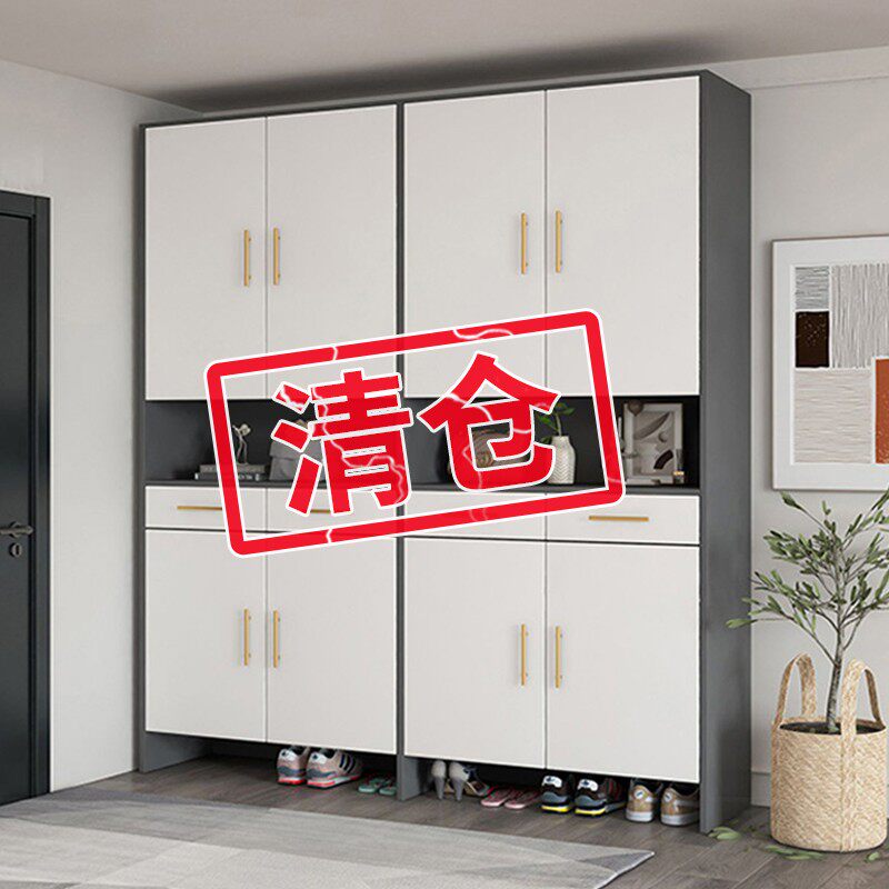 Shoe cabinet household door large capacity simple modern masonry cabinet small household locker light luxury cabinet locker