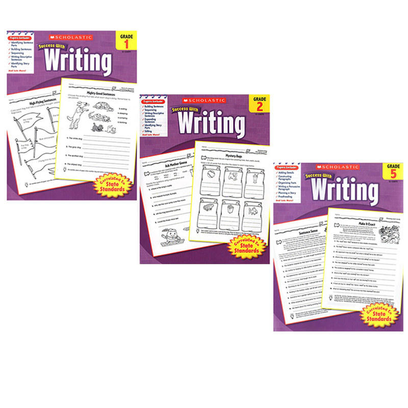 Scholastic Success with Writing 3册，小学生家庭英语写作练习秘籍？-儿童读物原版书-淘宝好物网