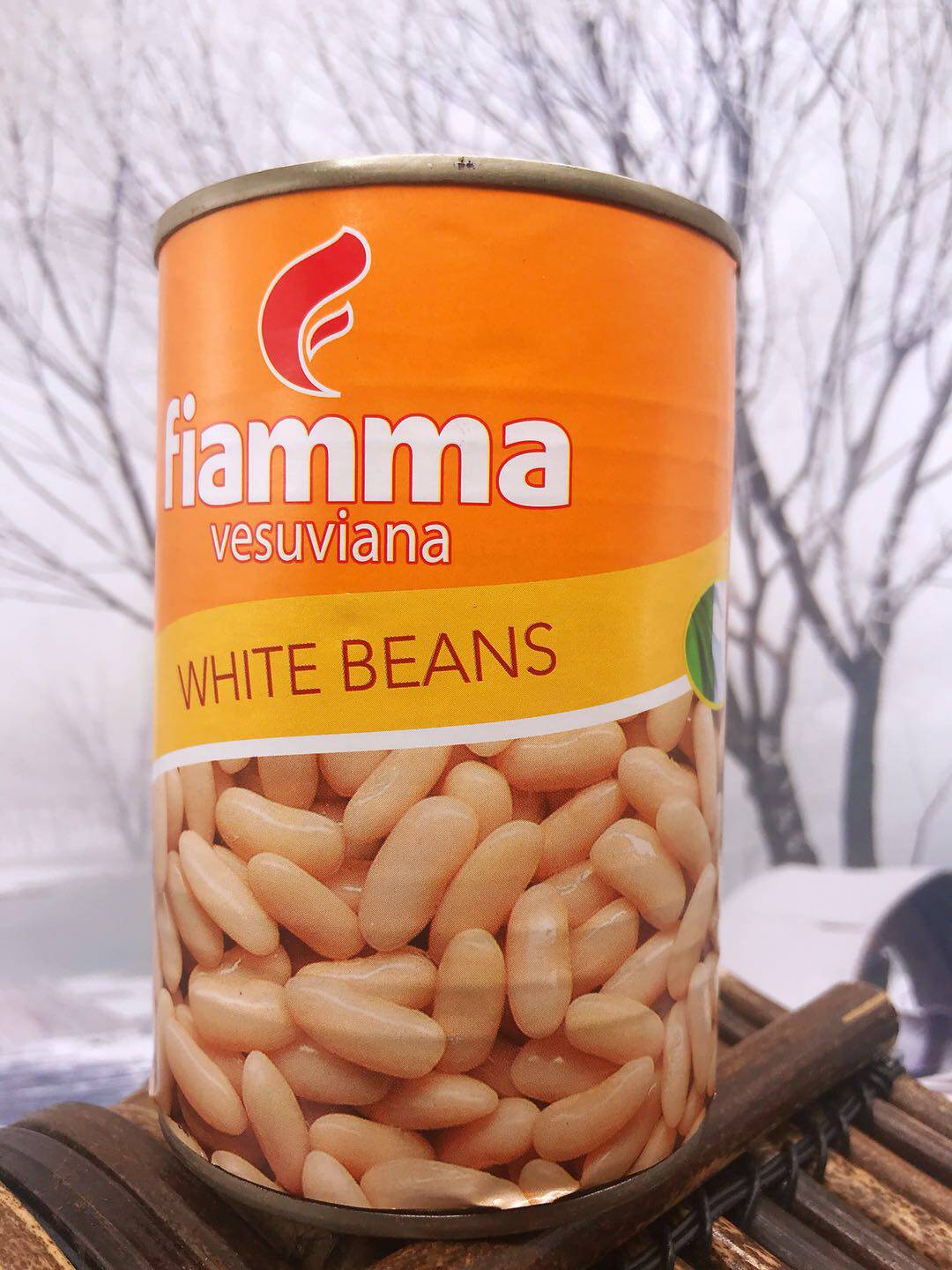 White Beans 400g canned WHITE beans cooked WHITE kidney beans beans imported from Italy easy to pull lid