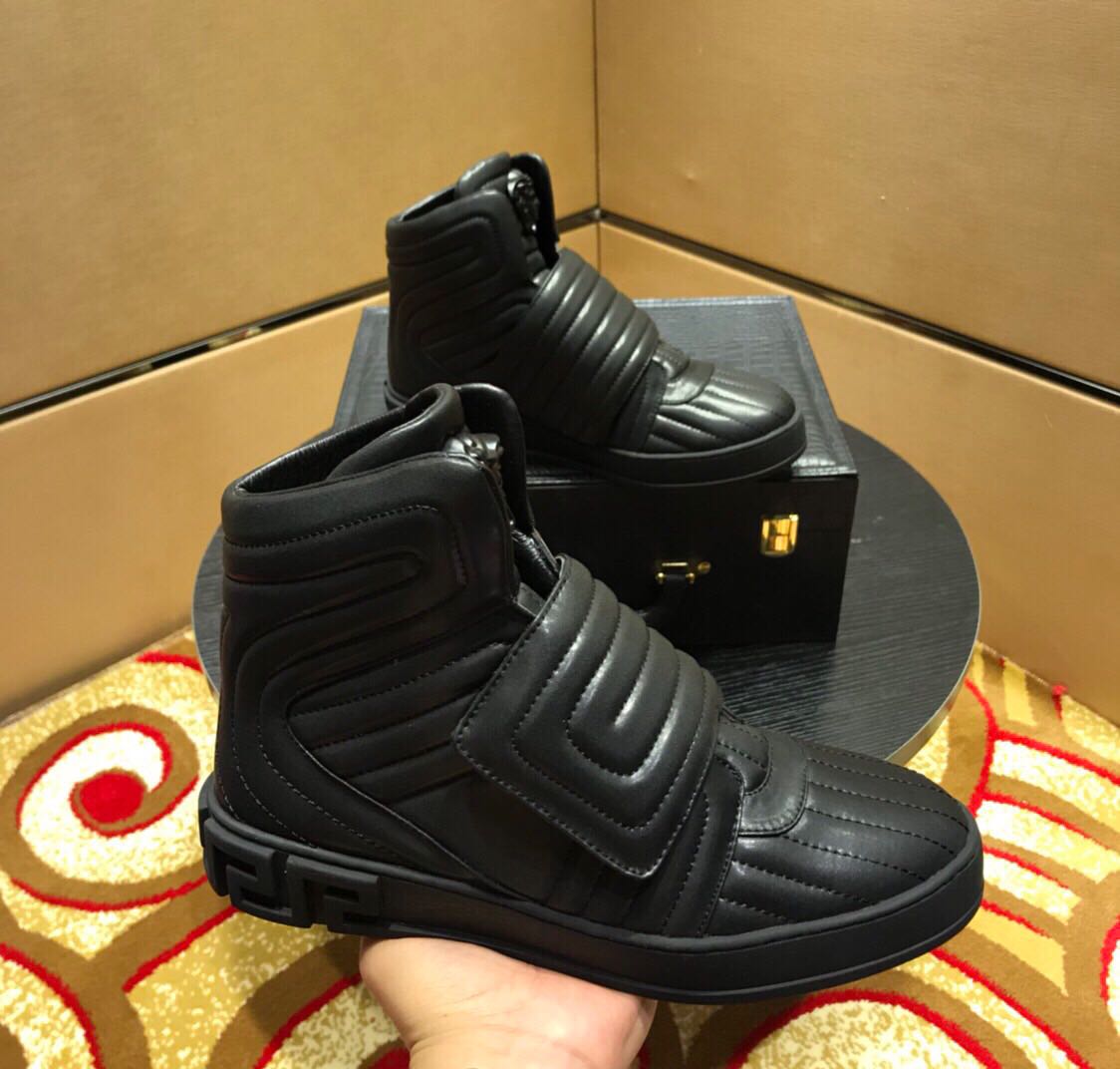 2018 autumn new European station suit European and American men's shoes England wild men's casual shoes high shoes youth