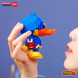 Конструктор для школьников и студентов, желтая утка для взрослых, мелкие частицы, подарок на день рождения