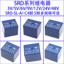Relay SRD-03V 05V 06 09V 12V 24VDC-SL-A-SL-C 10A 4 5 Pins