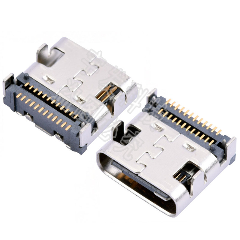 USB 3 1 TYPE-C Maternity Seat 24Pin Two-row SMT Convenience Sticker Board 3 1USB C TYPE Connector