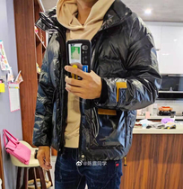 Zhen Ge with warm down jacket men and women thick bright face cold 2020 Winter new short Tide brand