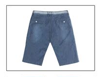 (Radish Cooperative) Zhen Ge same denim shorts five-point straight pants