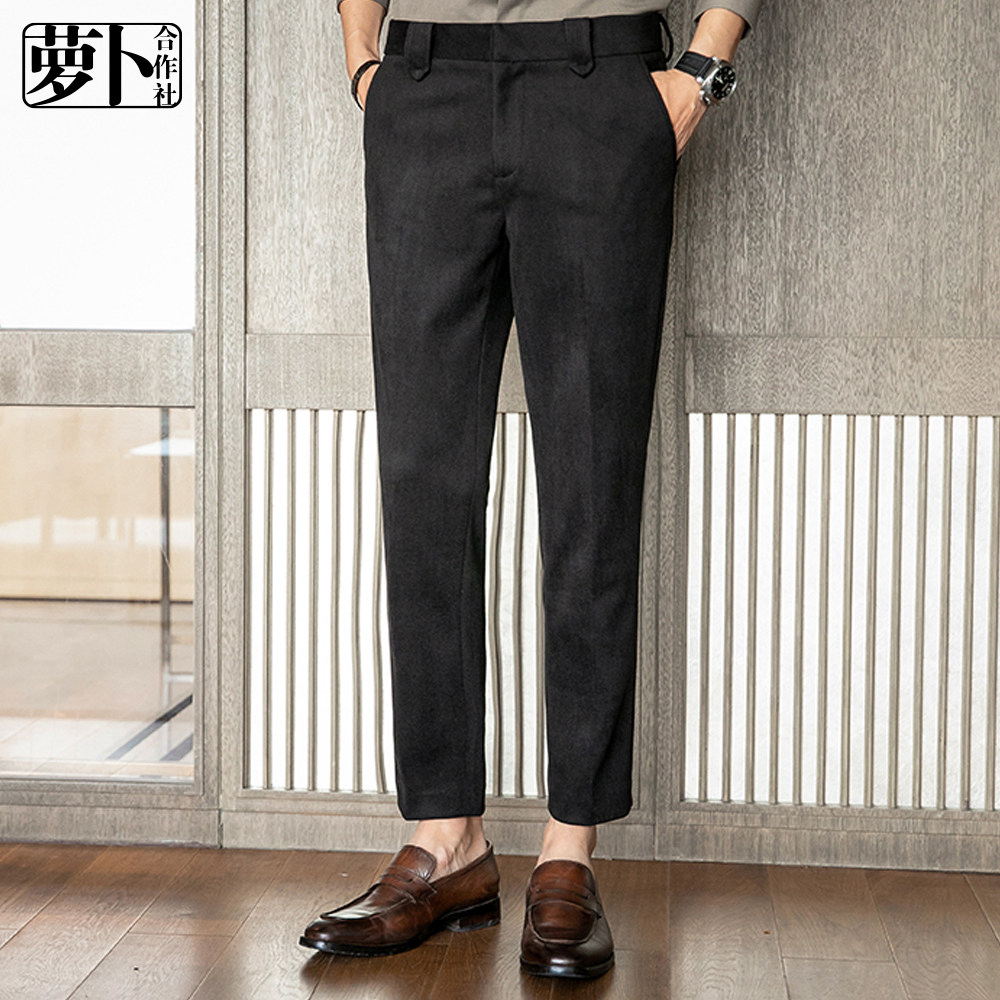 (The Robe Cooperative) Spring new casual Western pants with a small foot 90% men's Western clothing pants